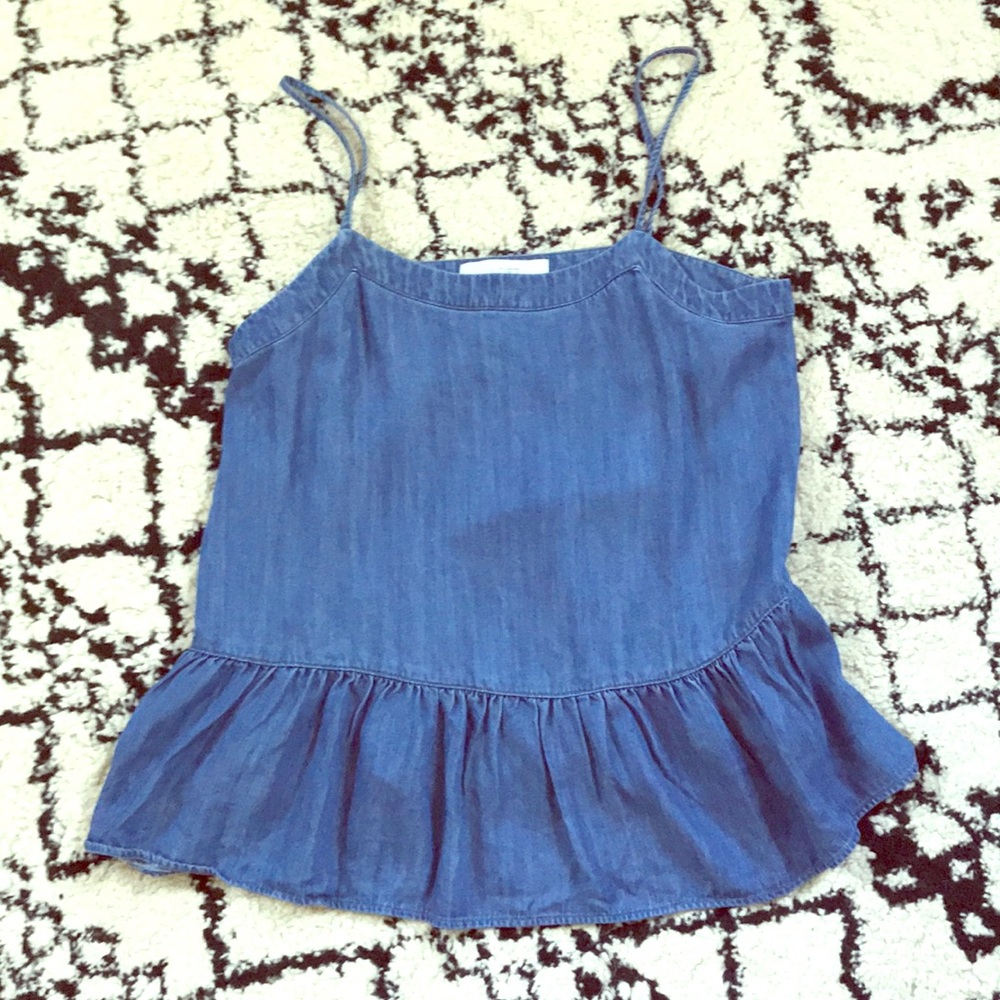 LOFT chambray top